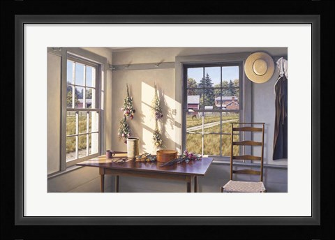 Framed Roses For Autumn Print