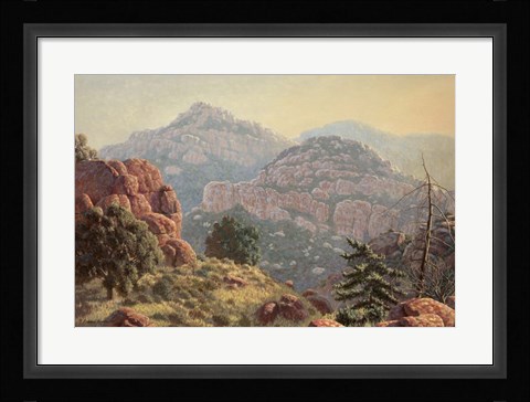 Framed Santa Susanna Pass Print