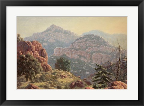 Framed Santa Susanna Pass Print