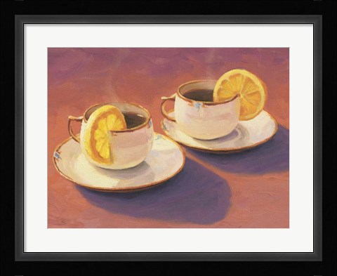 Framed Tea Cups Print