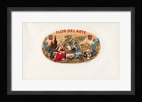 Framed Flor Del Arte Print