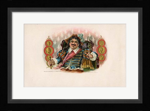 Framed Vintage Cigar Label II Print