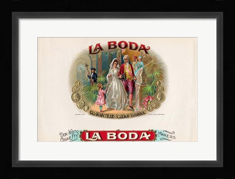 Framed La Boda Print
