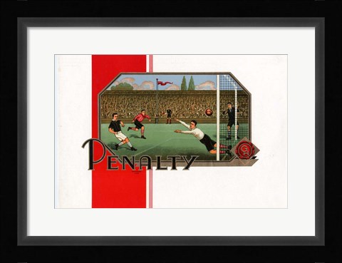 Framed Penalty Print