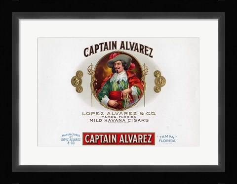 Framed Captain Alvarez Print