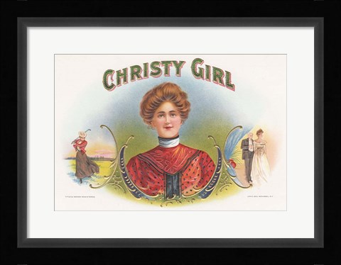 Framed Christy Girl Print