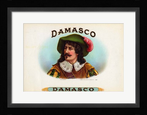 Framed Damasco Print