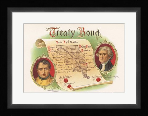 Framed Treaty Bond Print