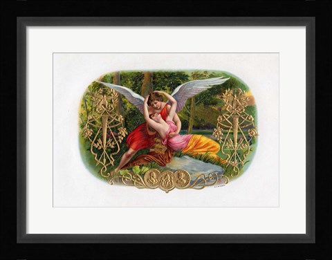 Framed Vintage Cigar Label V Print