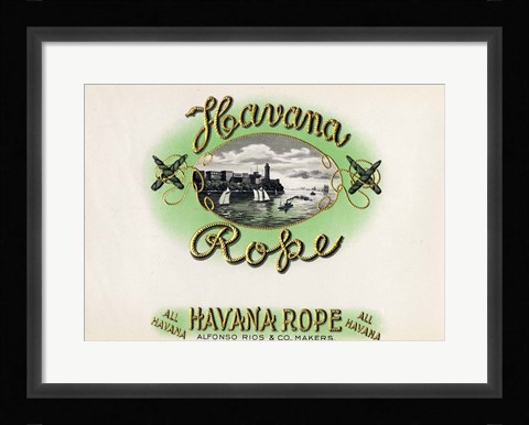 Framed Havana Rope Print