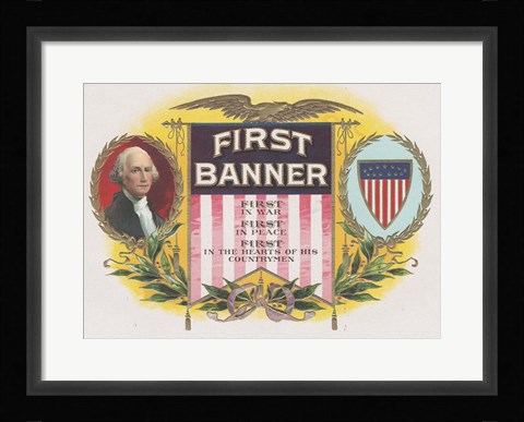 Framed First Banner Print