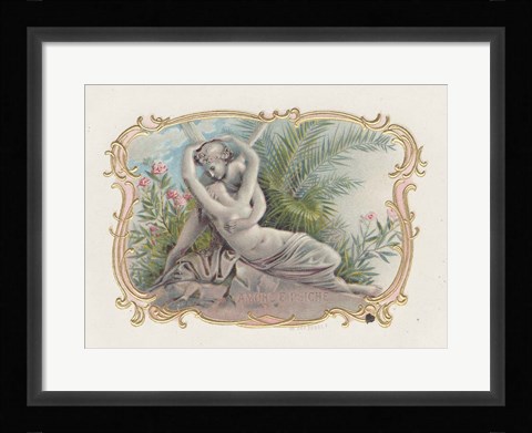 Framed Vintage Cigar Label I Print