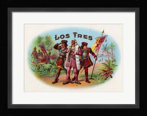Framed Los Tres Print