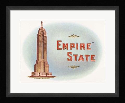 Framed Empire State Print