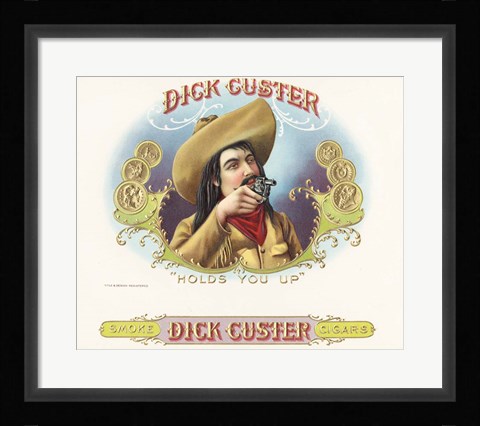 Framed Dick Custer Print