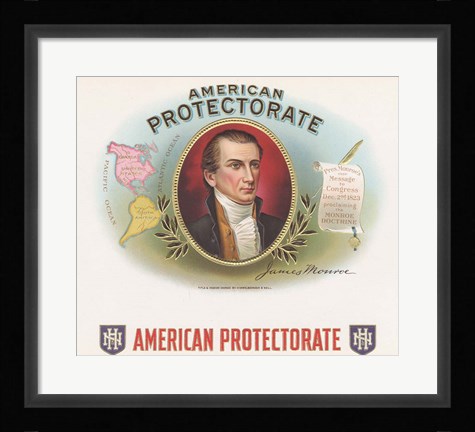 Framed American Protectorate Print