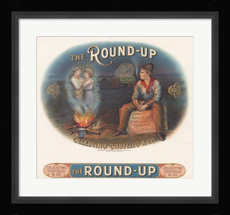 Framed Round-Up Print