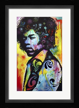 Framed Hendrix Print