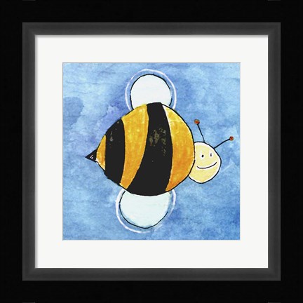 Framed Bumble Bee Print