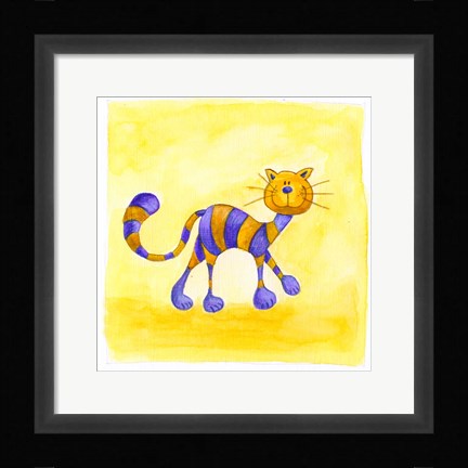 Framed Cat 1 Print