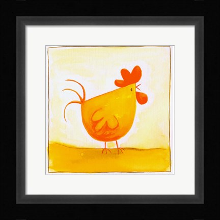Framed Chicken Print