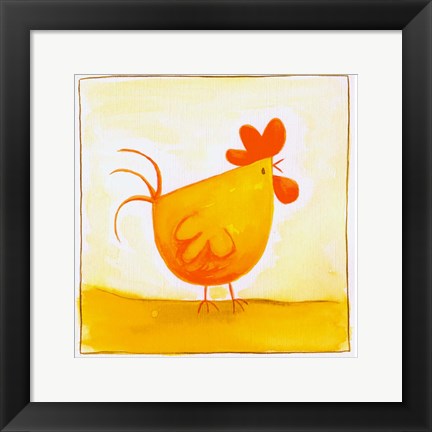 Framed Chicken Print