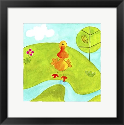 Framed Duck Print