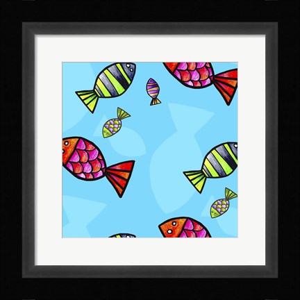 Framed Fish 1 Print