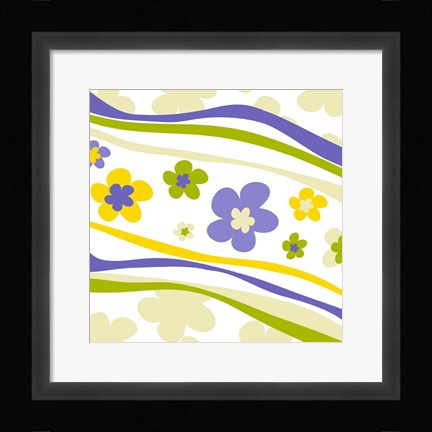 Framed Flower Trail Print
