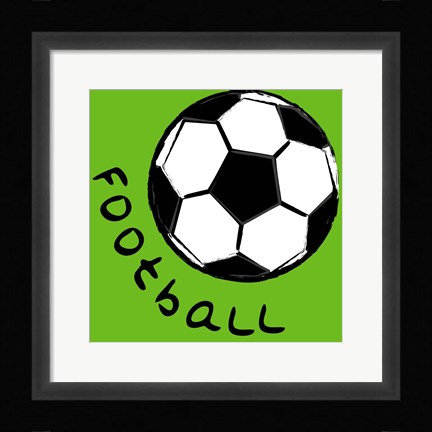 Framed Football Print