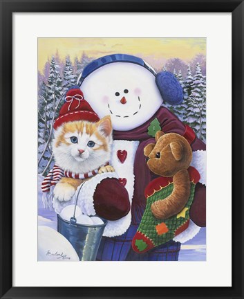 Framed Winter Wonder Pals Print