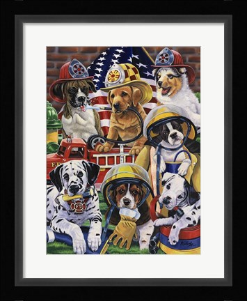 Framed Hero Helpers Print