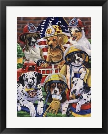 Framed Hero Helpers Print