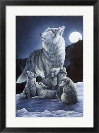 Framed Howling Lessons Print