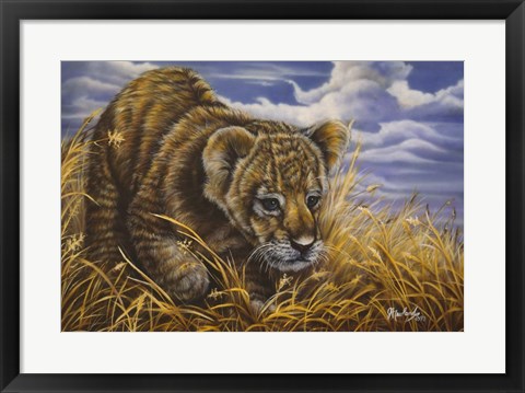 Framed Playful Curiosity Print