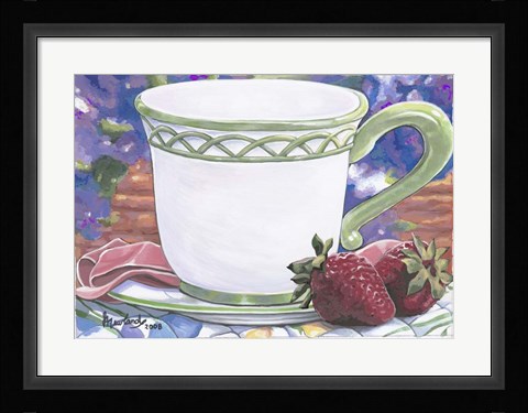 Framed Tea Party Bear 2 Print