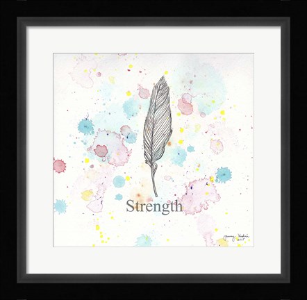 Framed Strength Print