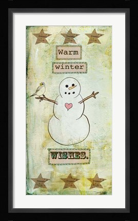 Framed Warm Winter Wishes Print