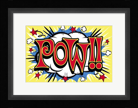 Framed Pow Print