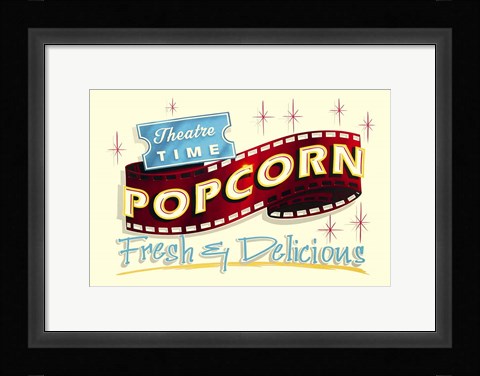 Framed Popcorn Freshf Print