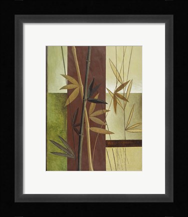Framed Bamboo Study II Print