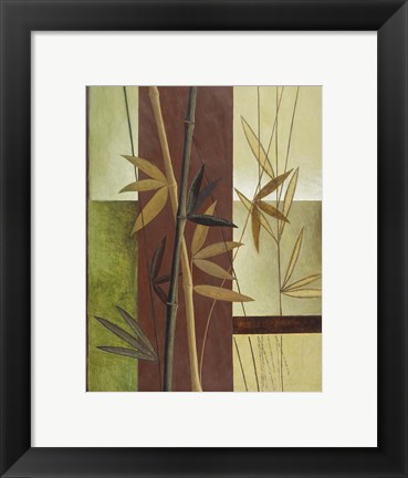 Framed Bamboo Study II Print