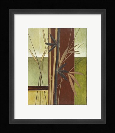 Framed Bamboo Study I Print
