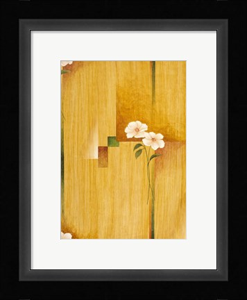 Framed White Bloom 1 Print