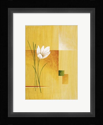 Framed White Bloom 2 Print