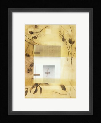 Framed Golden Times II Print