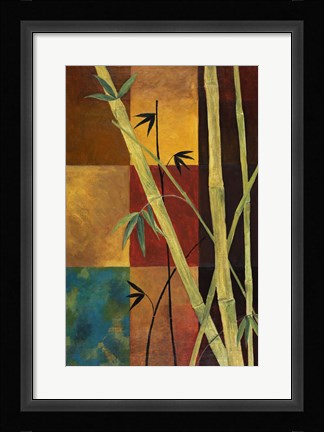 Framed Bamboo Abstract 2 Print
