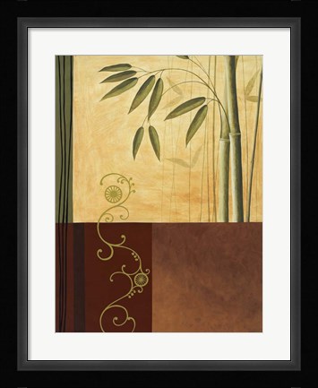 Framed Bamboo Trellis Print