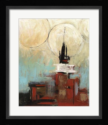Framed Tower In The City II Print