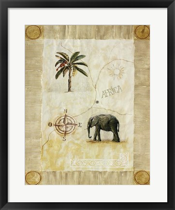 Framed Safari IV Print